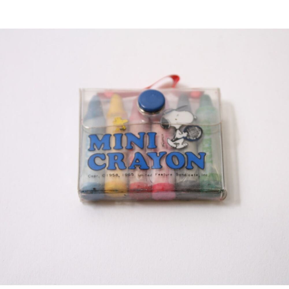 Mini Crayons, Butterfly, Originals, Snoopy, Tennis, Unused Stationary, Vintage,